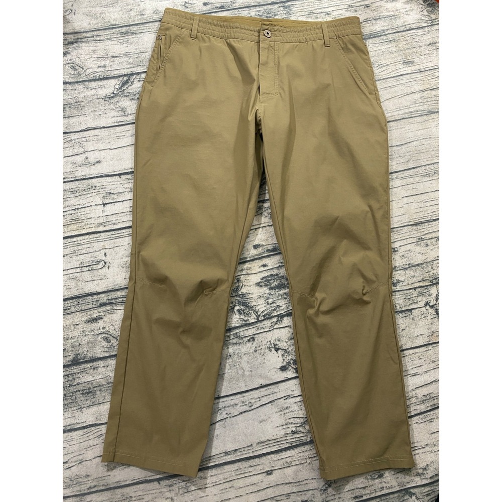 Kuhl Renegade Recon Mens (Fits 36x28) Tapered Hiking Pants Brown Outdoors